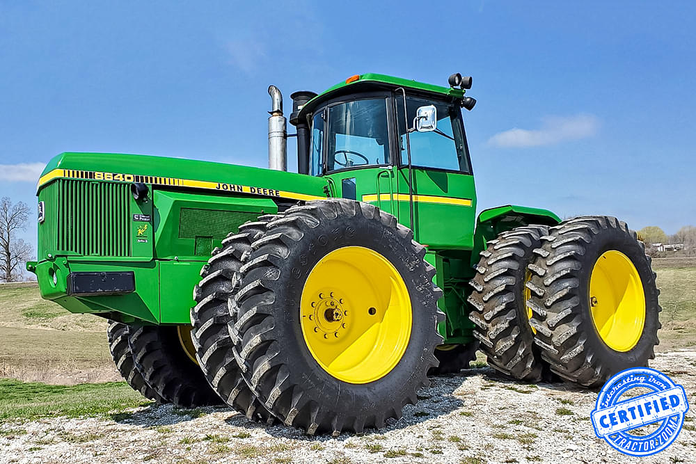 john deere 8640 kinze repower at auction in iowa