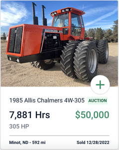 Allis-Chalmers 4W-305 Auction Sale Price