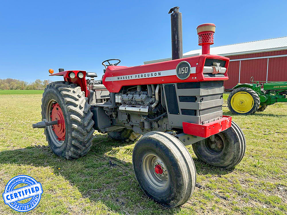 Massey 1150 at a Michigan farm auction