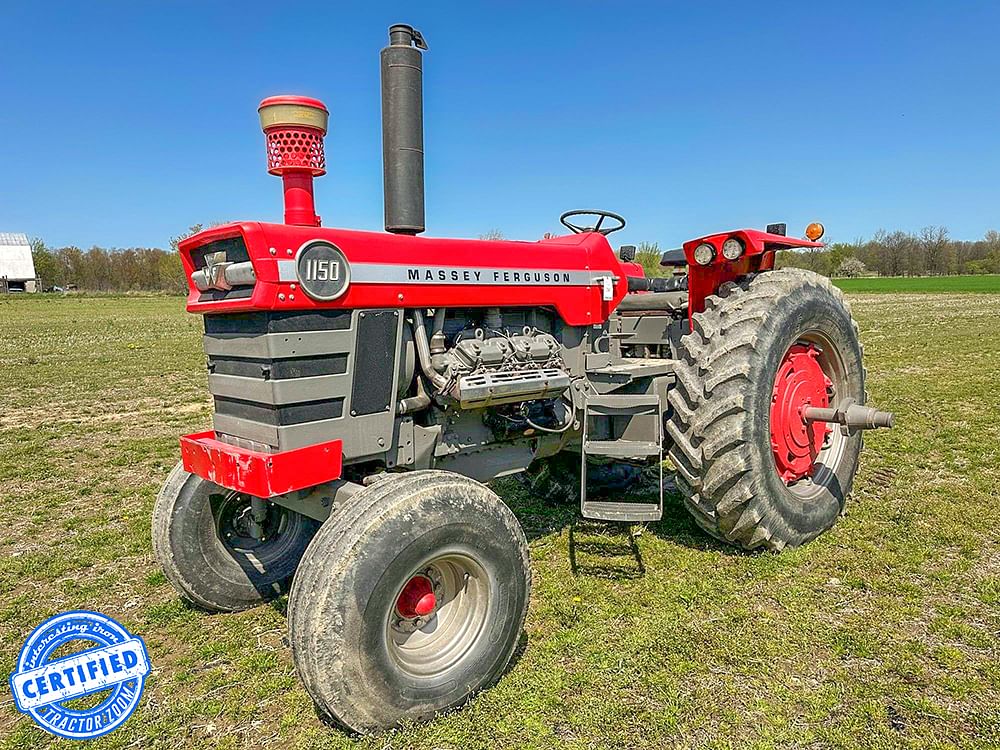 Massey 1150 at a Michigan farm auction