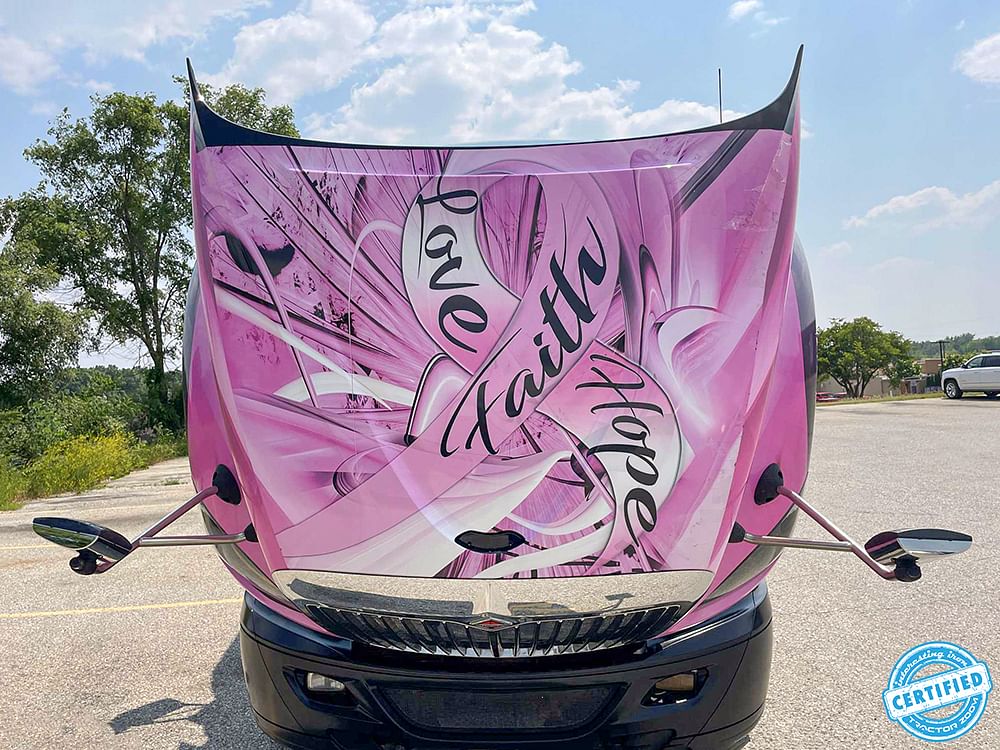 international prostar breast cancer awareness hood