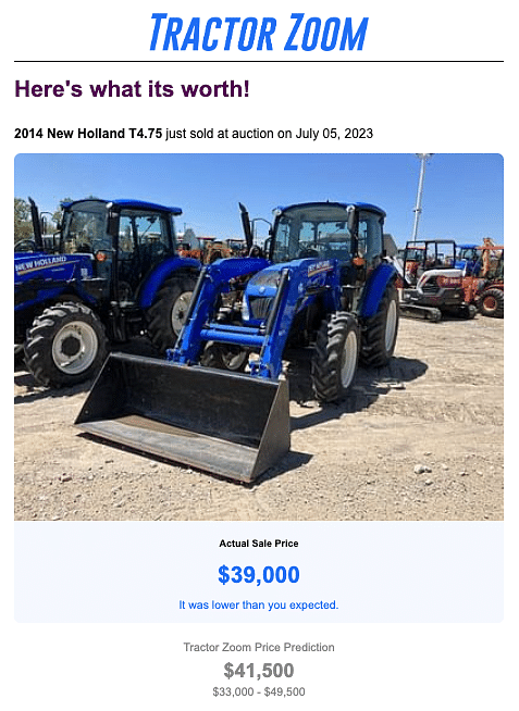 2014 New Holland T4.75