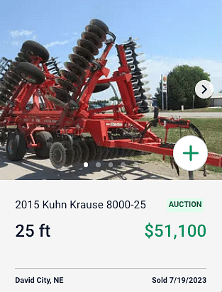 2015 Kuhn Krause 8000 25