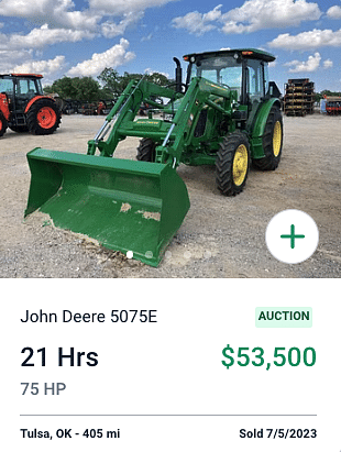 John Deere 5075E