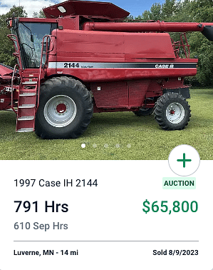 1997 Case IH 2144 Combine