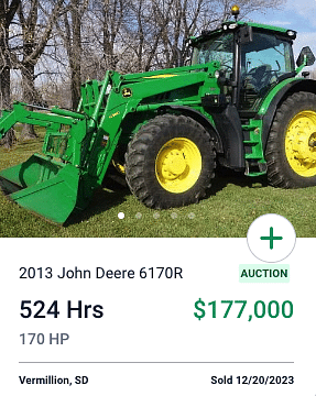 Compact John Deere December 2023